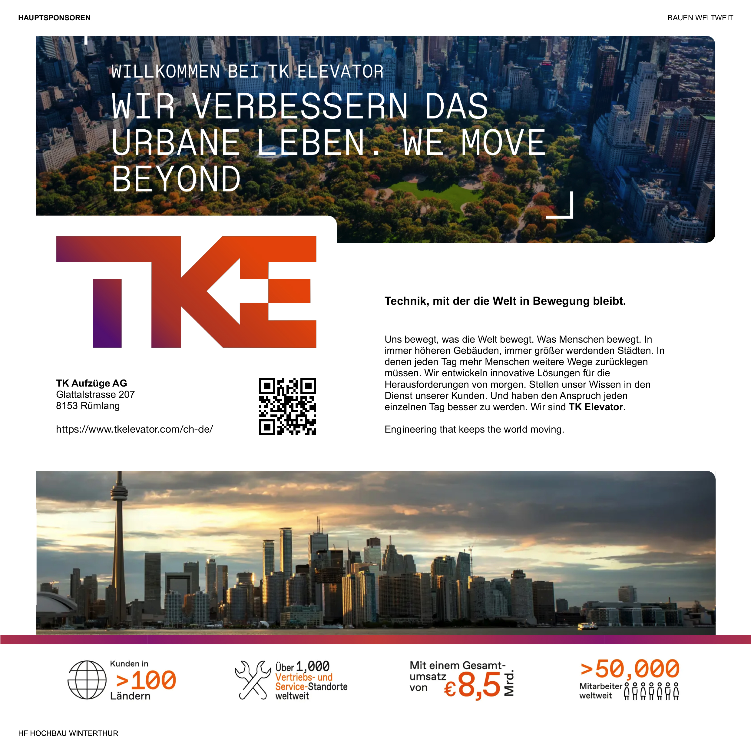 Hauptsponsor: TK Aufzüge AG
